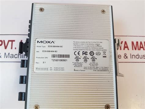 Moxa Eds Mm Sc Ether Device Switch Aeliya Marine