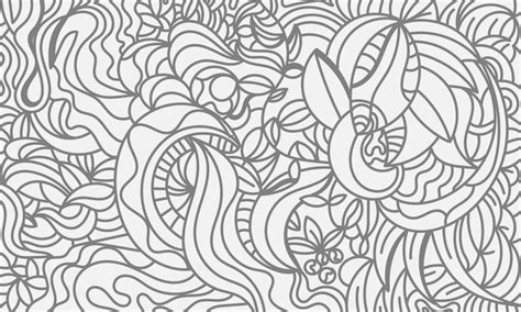 M O Abstrata Desenhando Ilustra O Vetorial De Fundo Floral Vetor Premium