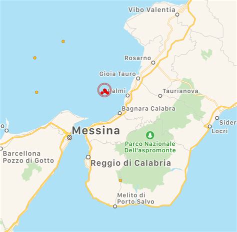 Terremoto Reggio Calabria Inizia Uno Sciame Sismico Nella Costa Viola