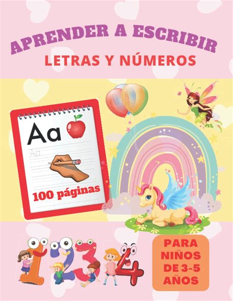 Aprender A Escribir Letras Y Números Libros En Español Para Niños De 3 5 Años Repasar Líneas