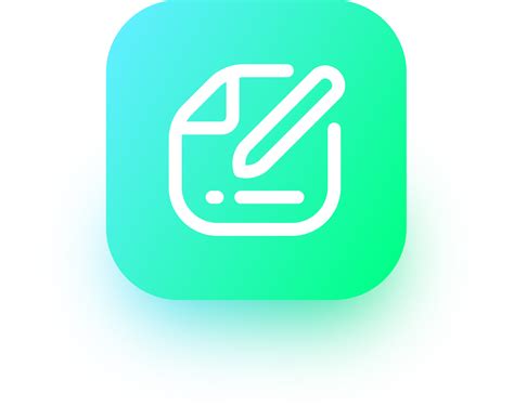 edit icon  square gradient colors register signs illustration