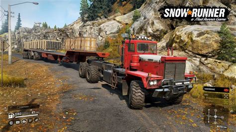 SnowRunner M181 Pacific P12W Truck Transporting Powerful Challange In