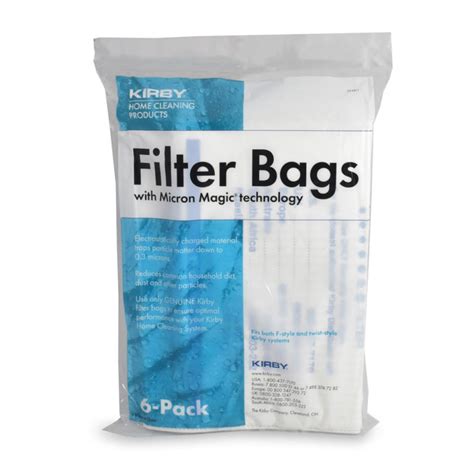 Genuine Kirby Vacuum Bags HEPA Filtration Disposable Bags