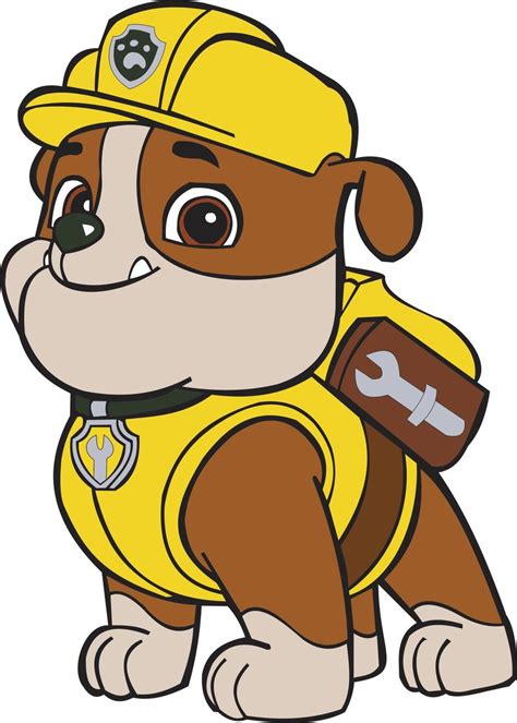 Rubble Patrulha Canina | Loja UsaArtes | Elo7 Produtos Especiais