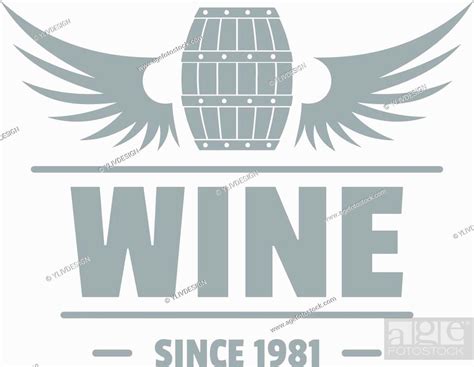 Wine Barrel Logo Simple Illustration Of Wine Barrel Vector Logo For