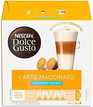 Nescaf Dolce Gusto Latte Macchiato Unsweetened Coffee Capsule