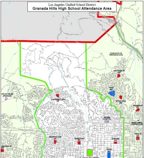 Granada Hills Zip Code Map | Zip Code Map