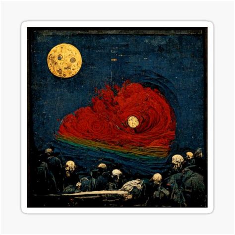 Pink Floyd Vincent Van Gogh Dark Side Of The Moon 8 Sticker For