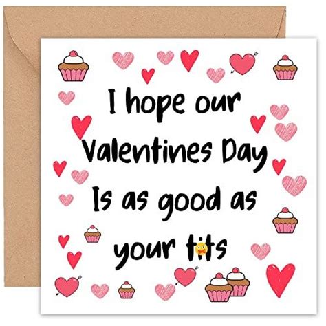 Valentine S Day Card With Cupcakes And Hearts On The Front Says I Hope