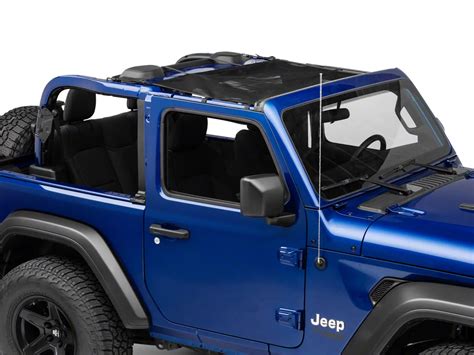 Rugged Ridge Jeep Wrangler Front Eclipse Sun Shade Black 1357974 18