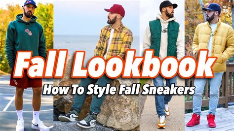 HOW TO STYLE FALL SNEAKERS - 12 FALL OUTFITS - LOOKBOOK - YouTube