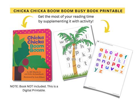 Chicka Chicka Boom Boom Free Printable