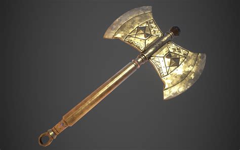 ArtStation D&D Berserker's Axe Model, 42% OFF