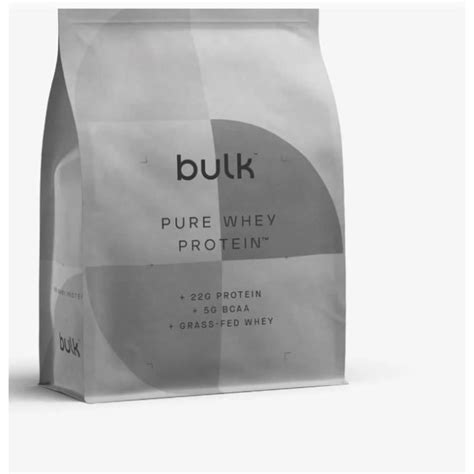 BULK Pure Whey Protein Protéine De Whey Lactosérum 1 kg Saveur