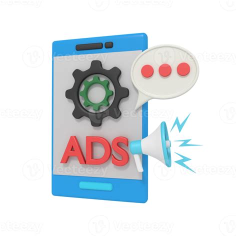 3d Illustration Of Online Advertisement 16582305 Png