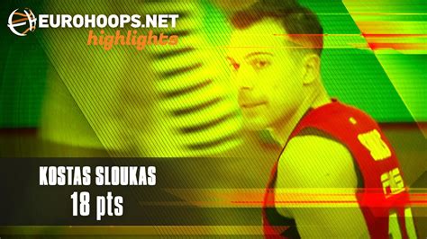 Kostas Sloukas 18 Points Olympiacos Piraeus Fenerbahce Beko