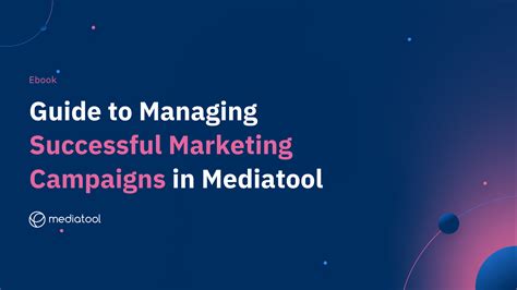 Guide Download Managing Successful Marketing Campaigns In Mediatool