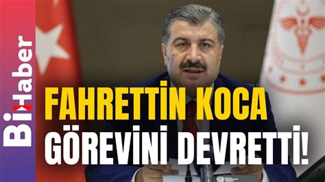 Fahrettin Koca Görevini Devretti BiHaber YouTube