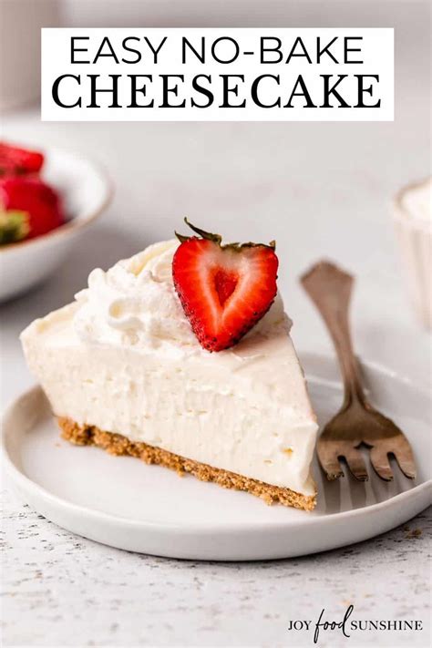 Simple No Bake Cheesecake Artofit