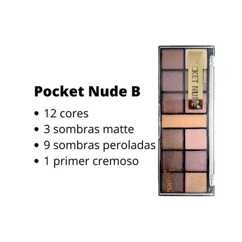Paleta De Sombras Pocket Nude Luisance Cor B Ref L