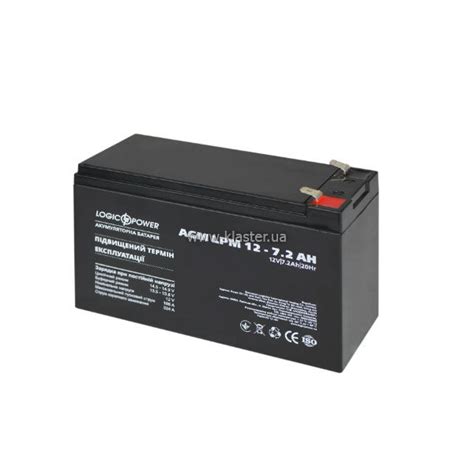 Купить Аккумулятор кислотный AGM LogicPower LPM 12V 7,2Ah (LP3863) цена ...
