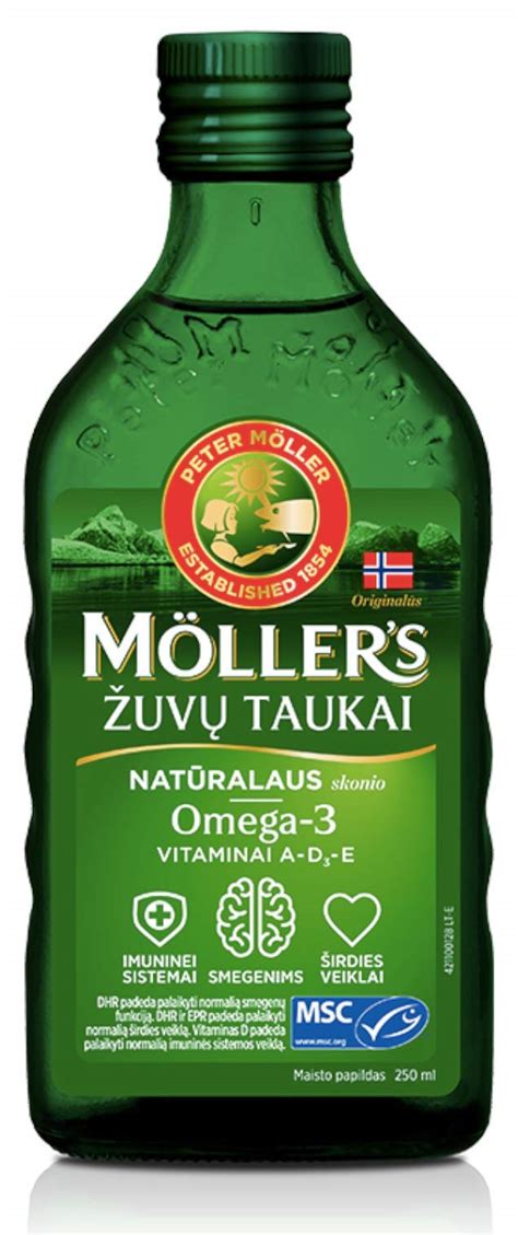 M Llers Omega Lebertran Natur Ml Premium Cod Liver Oil For