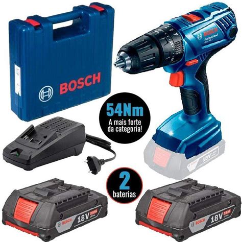 Bosch Kit Parafusadeira Furadeira Gsb Li E Chave De Impacto Gdx