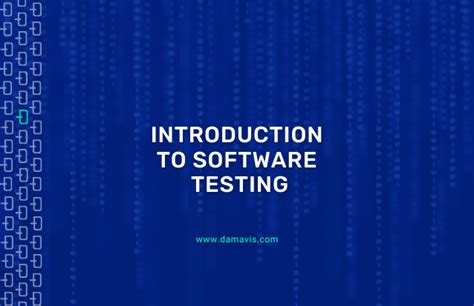 Introduction To Software Testing Damavis Blog