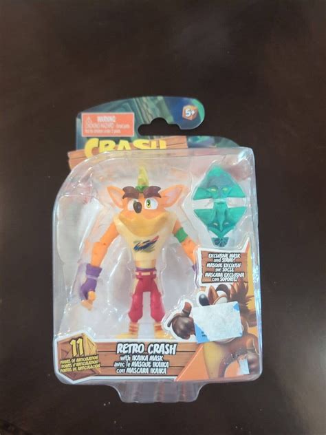 Crash Bandicoot Retro Crash 5 Action Figure Wave 1 Head Start 2021 - Etsy