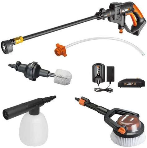 Worx Wg625 4 20v Cordless Hydroshot Portable Power Cleaner With