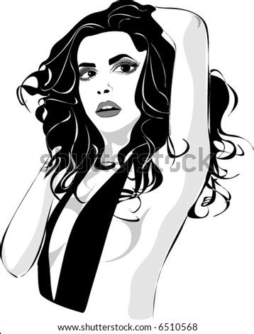 Stock vektory na téma Nude Sexy Girl bez autorských poplatků 6510568 Shutterstock