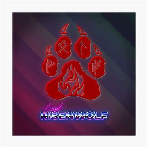 Lordrisenwolf Logo Photographic Print For Sale By Lordrisenwolf Redbubble