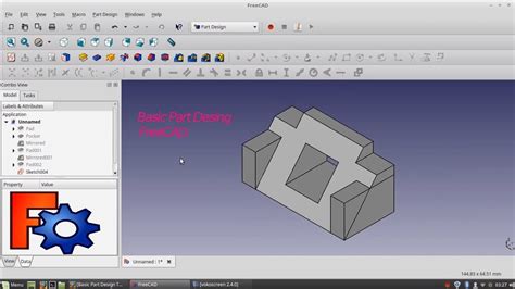 Basic Part Design Tutorial FreeCAD YouTube