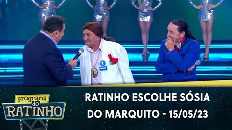 Ratinho Escolhe S Sia Do Marquito Programa Do Ratinho