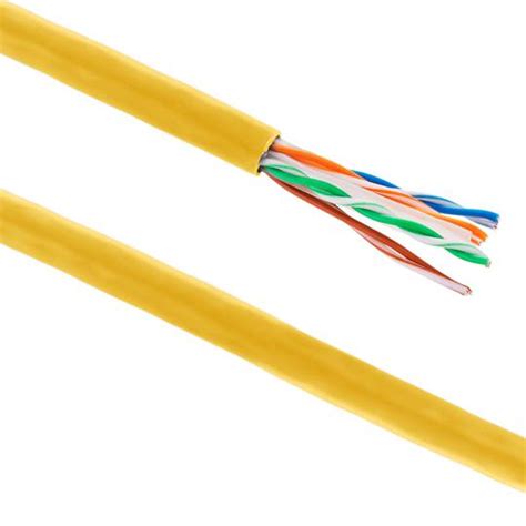 Bobina De Cable De Red Lan Utp Categor A Cat Awg Cca R Gido Naranja