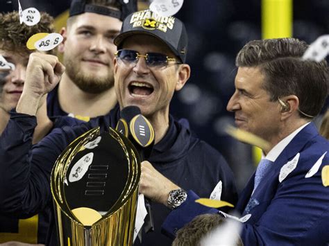 Jim Harbaugh Gets 15 0 Tattoo To Celebrate Michigans Title