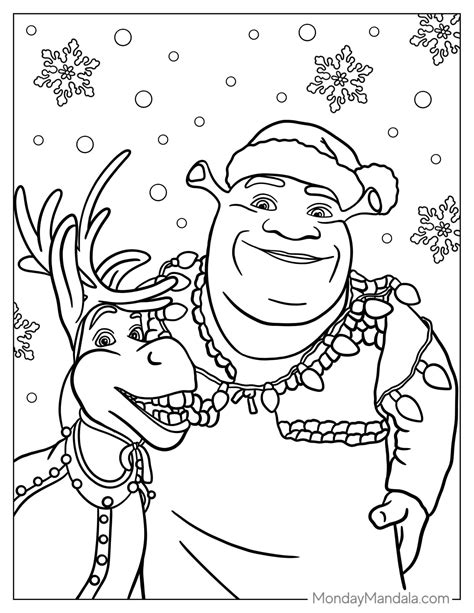 Shrek Coloring Pages Free Pdf Printables Cute Coloring Pages