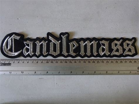 CANDLEMASS - SILVER LOGO | Backpatches | Riffs Merchandise