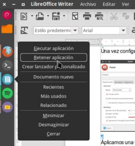 Instalar y usar el menú global en Debian con el escritorio XFCE