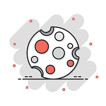 Comicstyle Cheese Slice Icon With Breakfast Splash Effect Vector Fresh