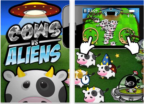 GamesCay: Cows vs Aliens - iPhone