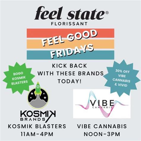 Feel Good Fridays begin today at Feel State Florissant! : r ...