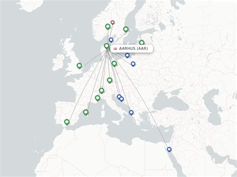 Direct Non Stop Flights From Aarhus AAR FlightsFrom