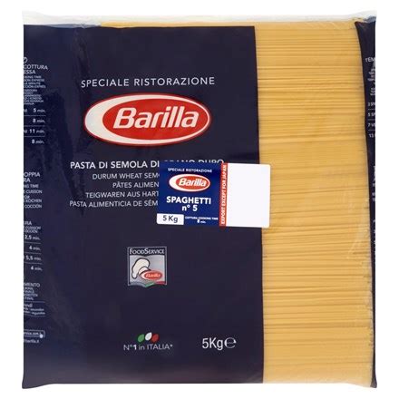 Barilla Spaghetti 5 kg - Semolinové těstoviny, Těstoviny, Těstoviny ...