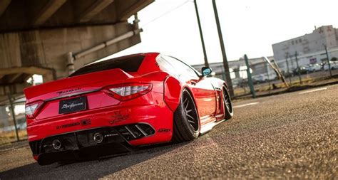 Get Wide With The Liberty Walk Works Kit For The Maserati GranTurismo