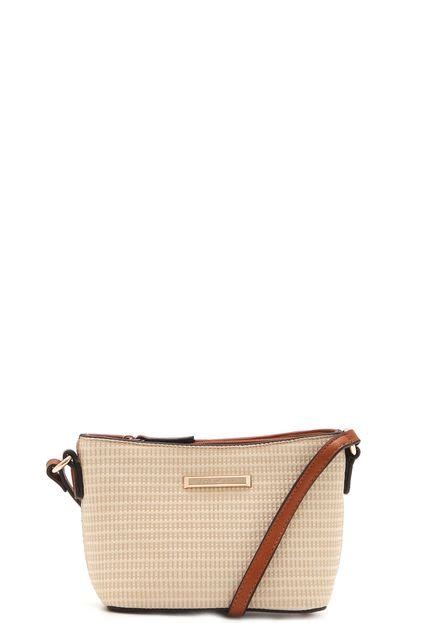 Bolsa Chenson Textura Nude Compre Agora Dafiti Brasil