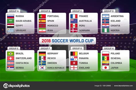 Free Printable World Cup Schedule Chart 2018 Download Free Printable