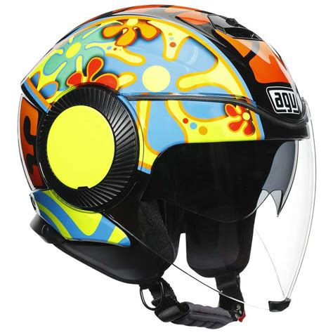 AGV Orbyt Top Open Face Helmet Multicolor Motardinn