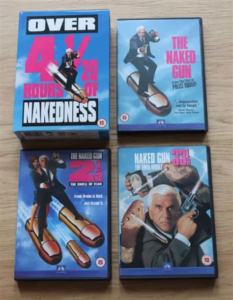 NAKED GUN COMPLETE Collection Naked Gun Box Set Naked Gun 3 DVD 4 99