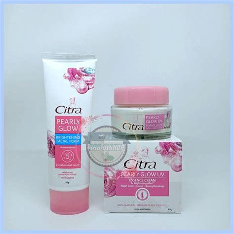 Paket In Citra Citra Pearly White Uv Esence Cream Mutiara Korea